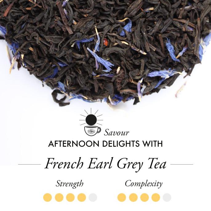 

[[BISA COD]] TWG Tea ǀ French Earl Grey, Haute Couture Tea Tin, 100g STOK TERBATAS Kode 840