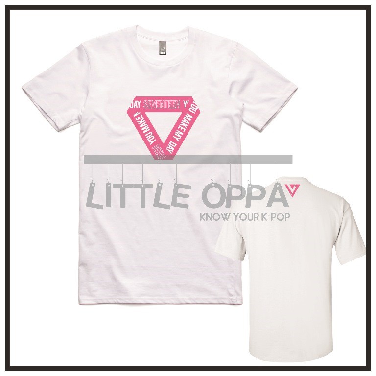 KAOS T-SHIRT KPOP SEVENTEEN YOU MAKE MY DAY