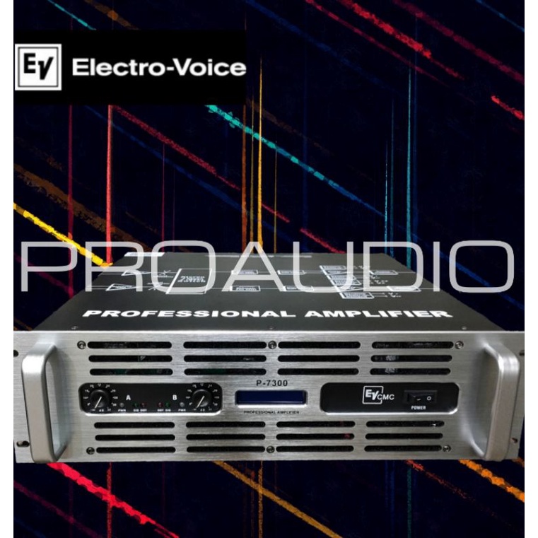 Power Amplifier Electro Voice 2 Channel P-7300 P 7300 P7300 MANTAP