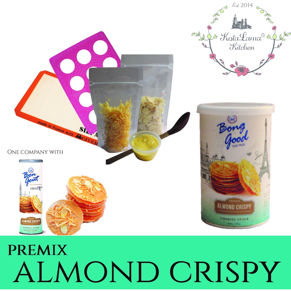 Jual ALMOND CRISPY CHEESE PREMIX SET Bon Gout Bong Good Kue Kering Oleh