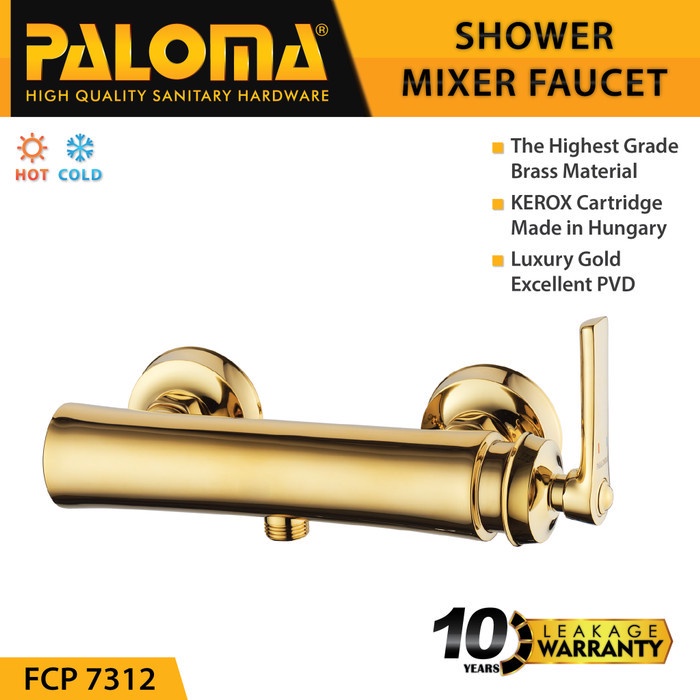 Faucet PALOMA FCP 7312 Keran Kran Air Panas Dingin Shower Mandi