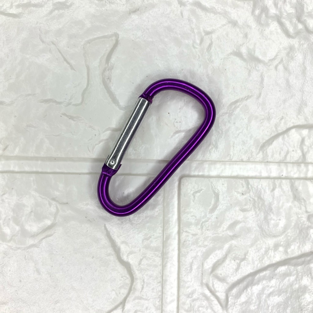 Carabiner 6 Gantungan Aluminium  Tebal Murah