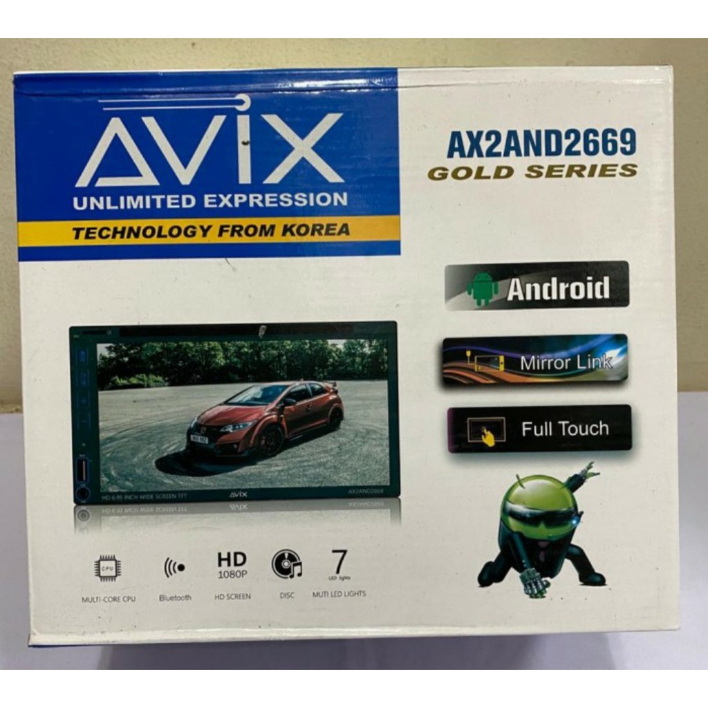 Headunit Doubledin AVIX AX2AND2669