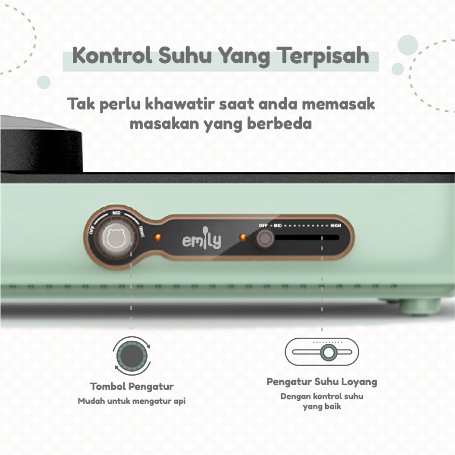 EMILY ELECTRIC GRILL 3.0L EHP-11201/PEMANGGANG &amp; PEREBUS MULTIPAN