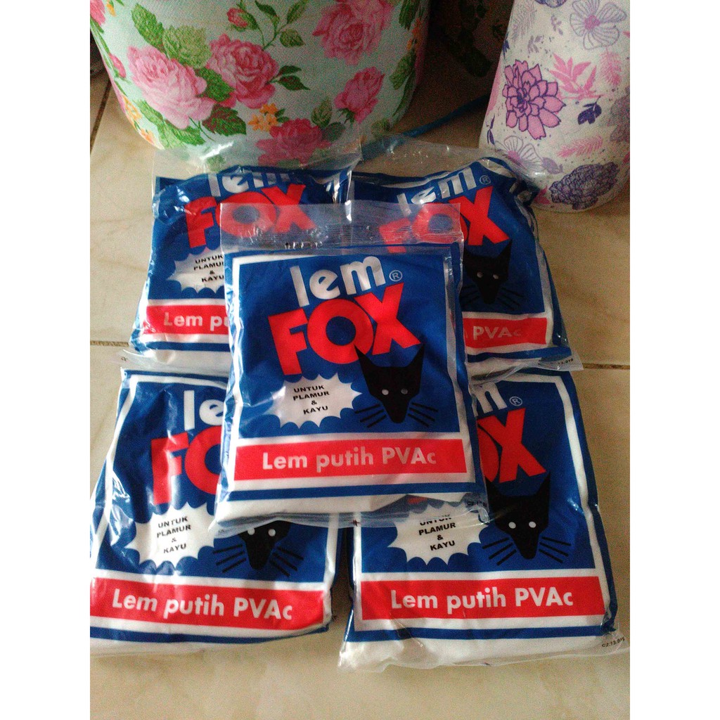 Lem Fox Putih Sachet 350 gram untuk pemasangan wallpaper 