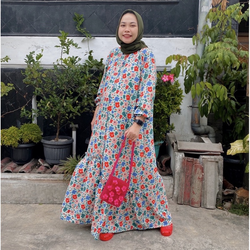 NADJANI OFFICIAL Shafa Green Dress