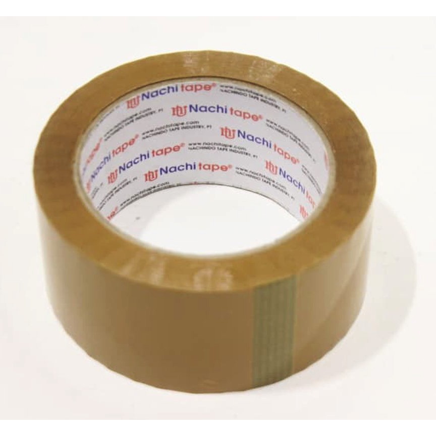 

NACHY NACHI Tape Lakban Coklat Plakban Coklat Selotip Isolasi 48mm Solasi 1Pcs