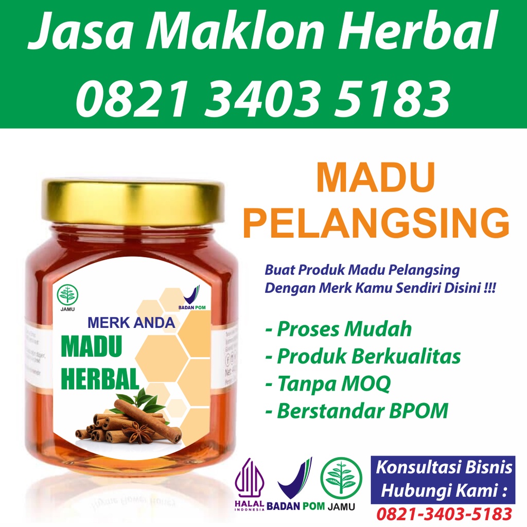 Jasa Maklon Madu Pelangsing