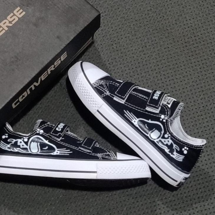 limited Edition✔️Sepatu karakter snoopy converse_anak sepatu karakter converse_kids|KD2