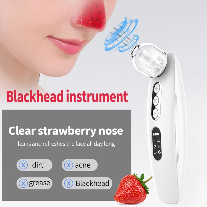 Vacuum Blackhead Remover Electric Pore Suction Facial Clean Ultrasonic Pump Korea Cell