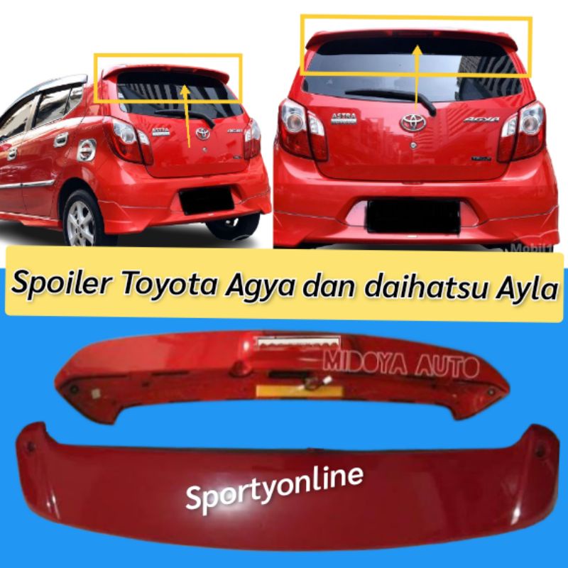Spoiler agya dan ayla  plus lampu