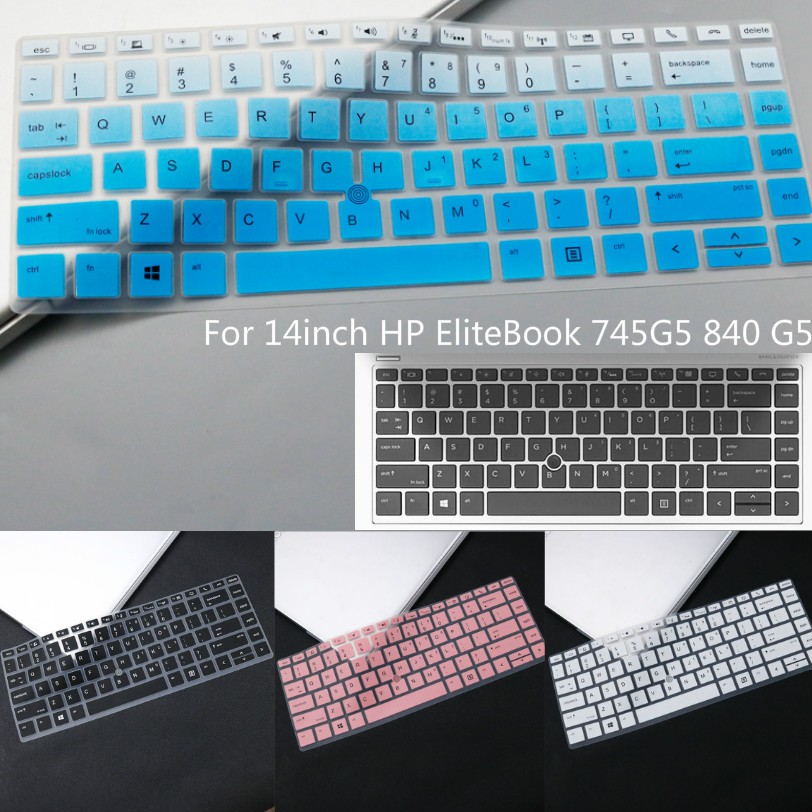 Cover Pelindung Keyboard Bahan Silikon Ultra Tipis untuk HP Elitebook 745g5 840 G5