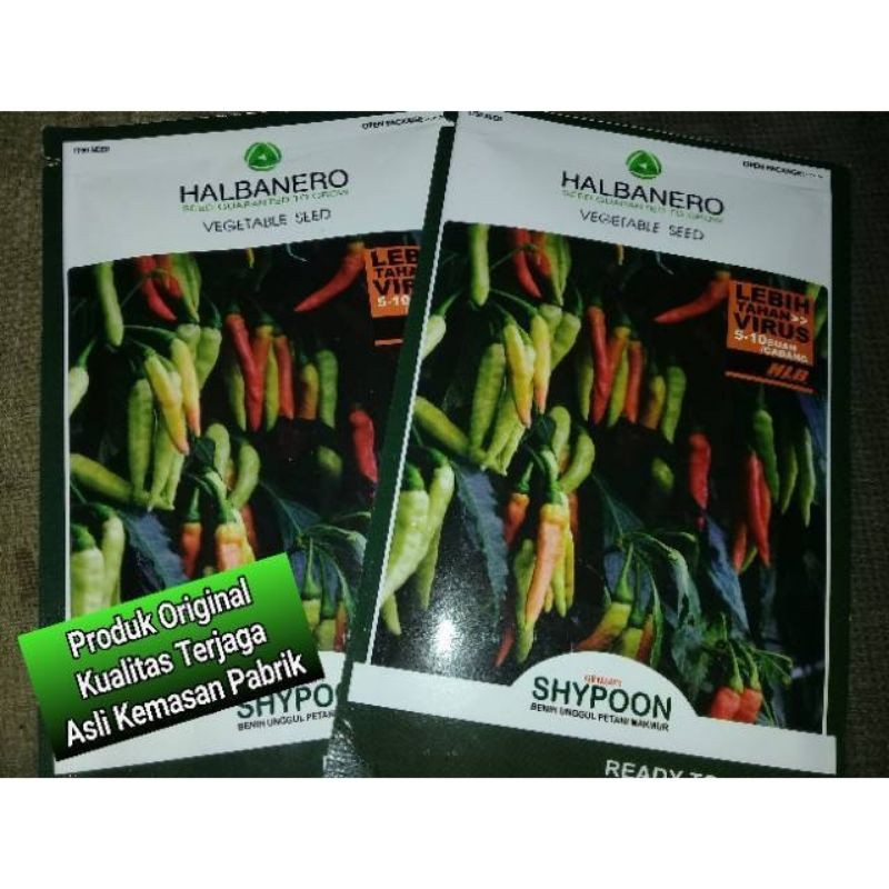{200 Biji} Benih Cabe Shypoon F1 Repack Original