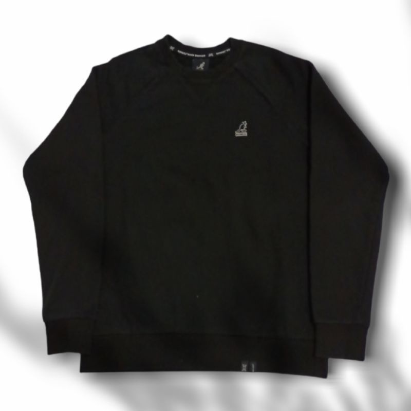 sweater | crewneck | hitam | polos
