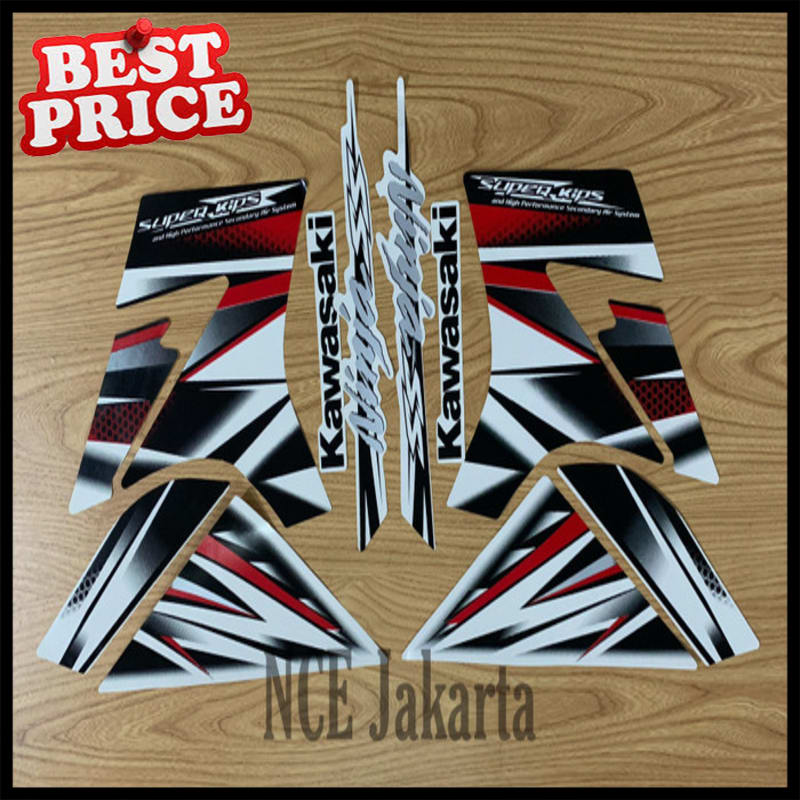 STIKER STRIPING NINJA SS 2013 PUTIH