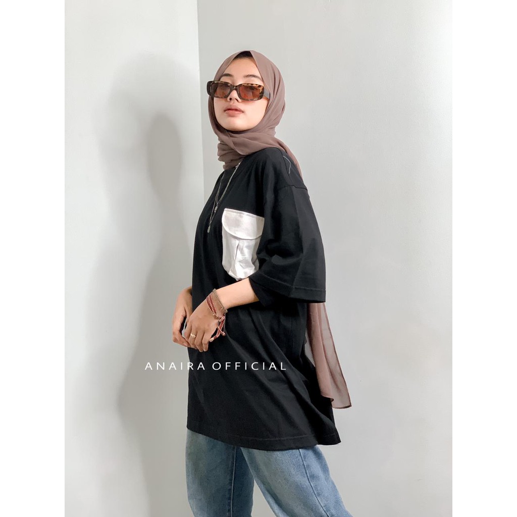 KAOS OVERSIZE SAKU KOMBI WANITA TERBARU