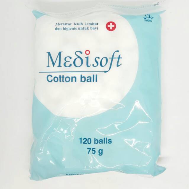 Medisoft Kapas bulat 75 gr Medisoft Cotton Ball 120 gr