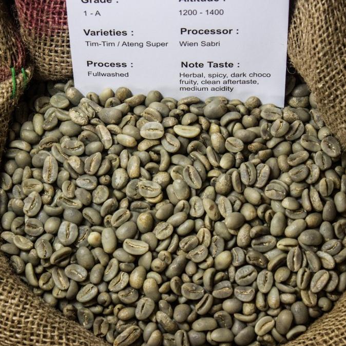 

Greenbeans Arabica Fullwash Gayo process
