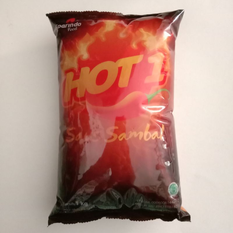 

Saus Hot 1, Berat 1 kg Saus Sambal Hot 1