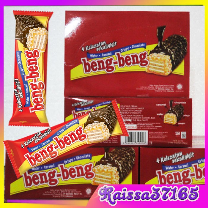 

Beng Beng Chocolate Crisp Wafer - Netto 20 bks x 22 gr