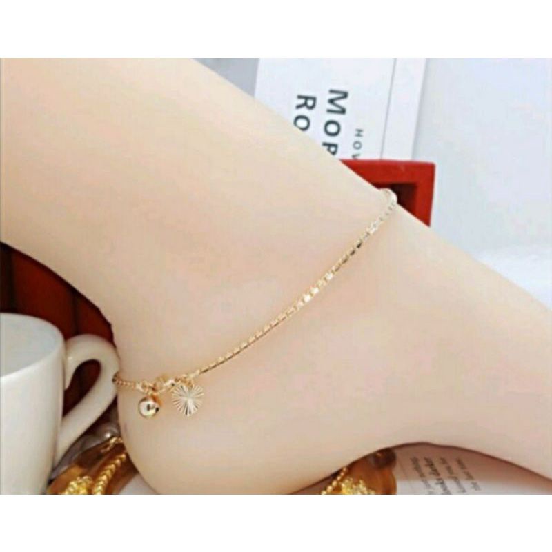 GELANG KAKI DEWASA LAPIS EMAS 24K