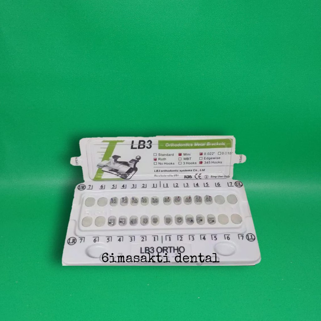 

DENTAL BRACKET ORTHO LB3 BEHEL METAL