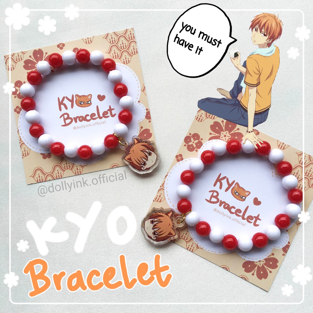 [READY STOCK]Kyo Bracelets by dollyink.official/gelang kyo sohma fruits basket/fruits basket bracele