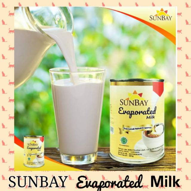 SUNBAY Evaporated Milk 380gr Creamer Cair