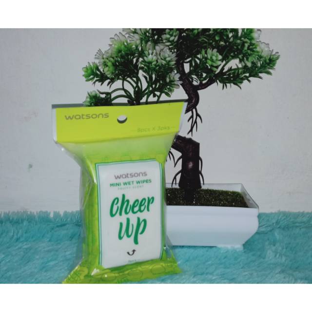 Watsons Mini Wet Wipes isi 3pcs