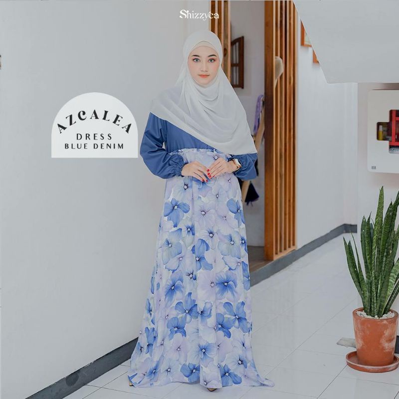 AZCALEEA DRESS-SHIERAKI-DRESS SIMPLE-GAMIS RAYON
