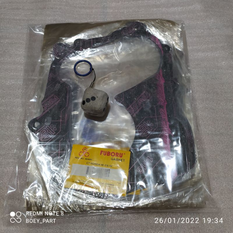Paking Gasket blok mesin tengah krengkes crankcase rengkes honda s90 s90z s 90 z nos