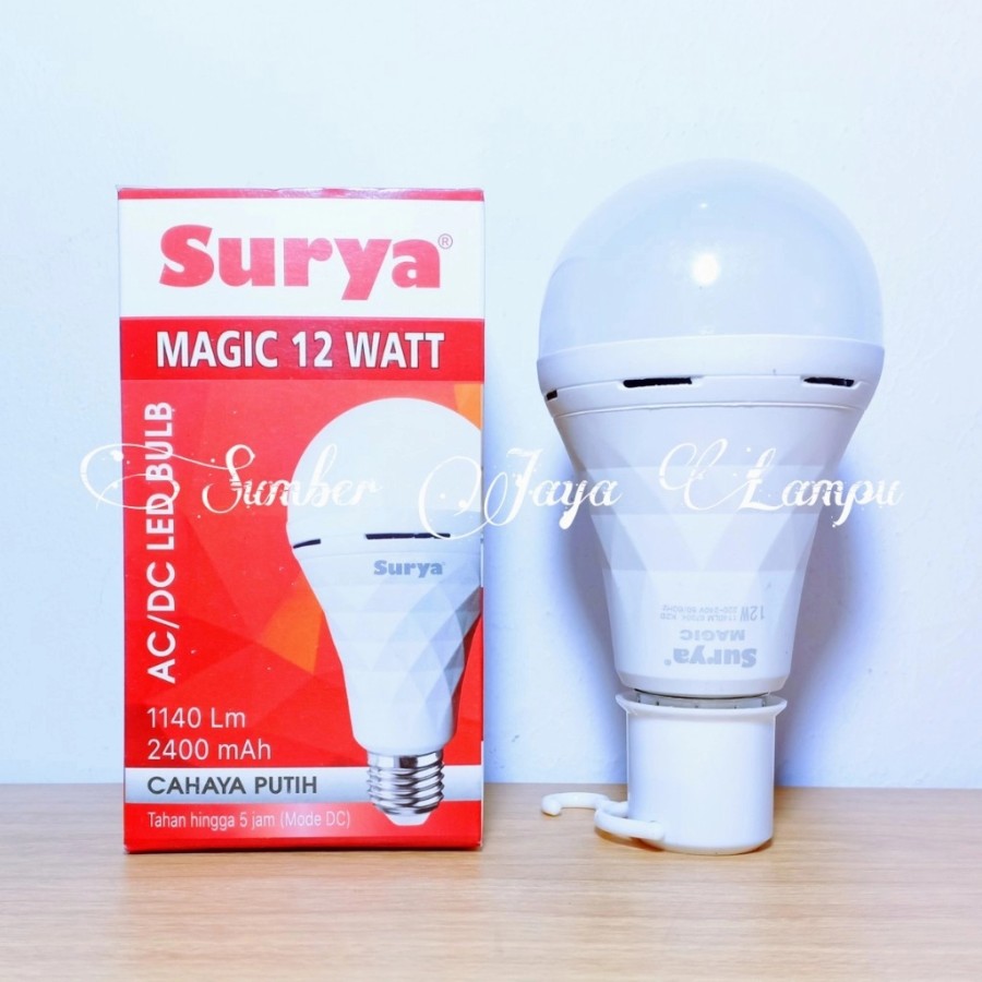 Lampu LED Emergency Surya 12 Watt By Hannochs