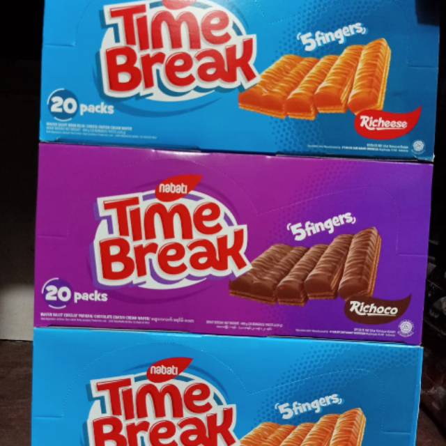 

Time break varian rasa per box isi 20 pcs