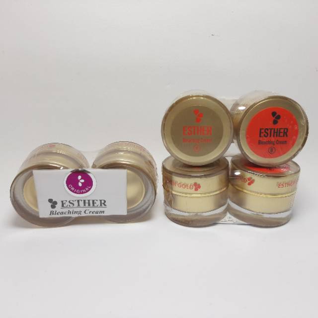 CREAM ESTHER GOLD BLEACHING AB ORIGINAL POT KACA