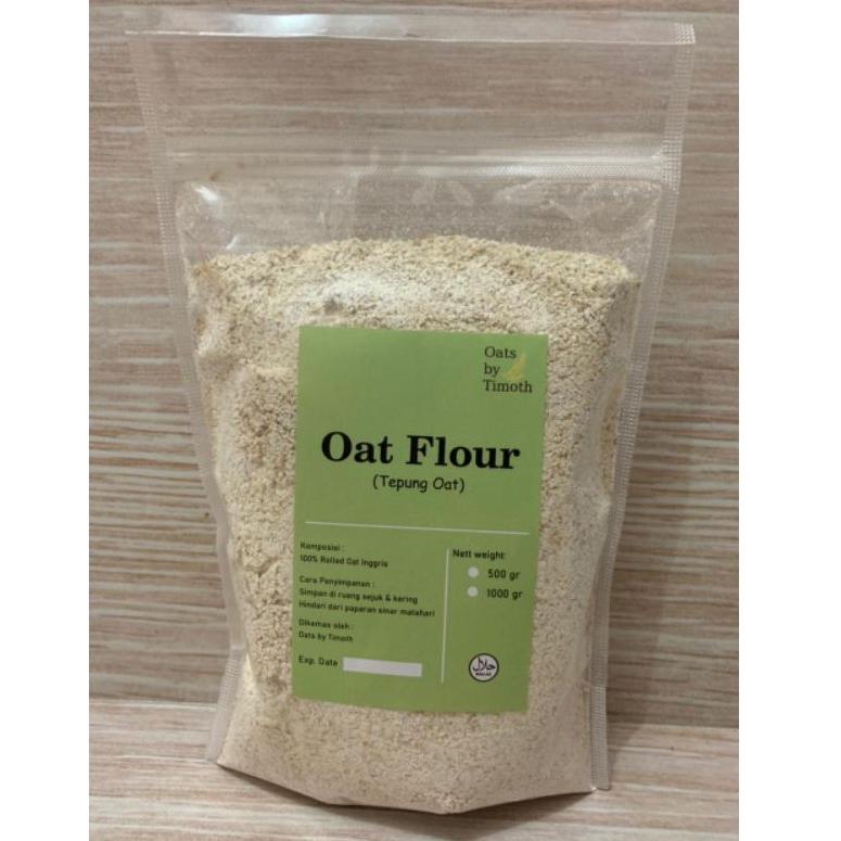 

[PRODUK FTY7R] Rolled Oats - Oat Flour (Tepung Oat) dijamin Halal - Organik GWN