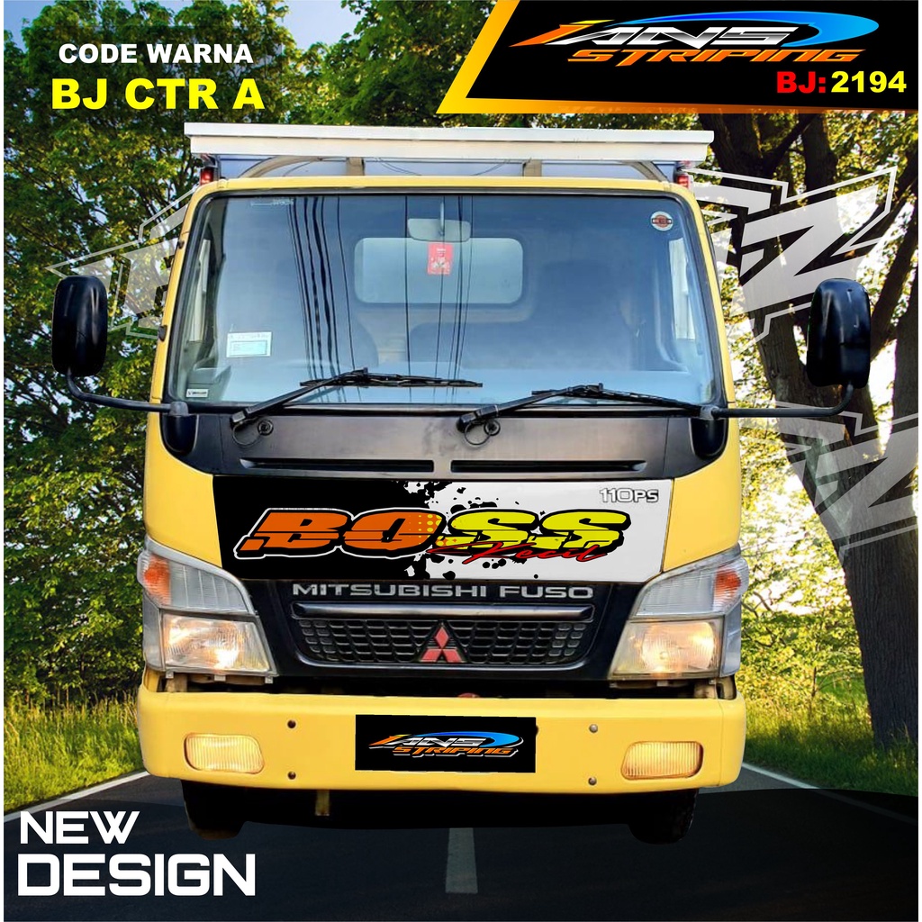 VARIASI STIKER KAP DEPAN TRUK FUSO / STIKER KABIN TRUK RAGASA,UMPLUNG / STIKER KAP CUP DEPAN TRUK DINA,FUSO