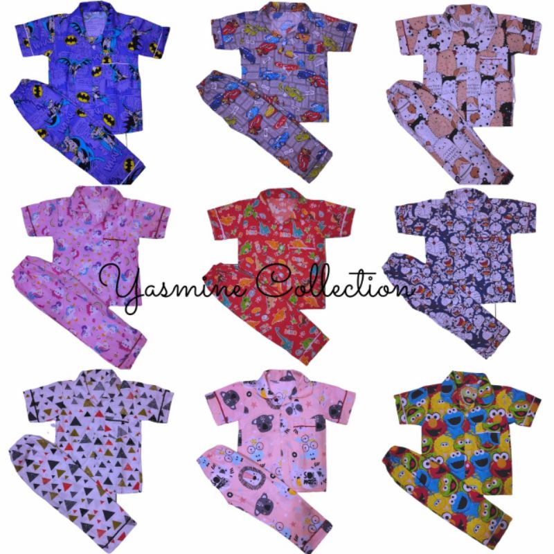 PIYAMA BAJU TIDUR ANAK  1-5 TAHUN PART2