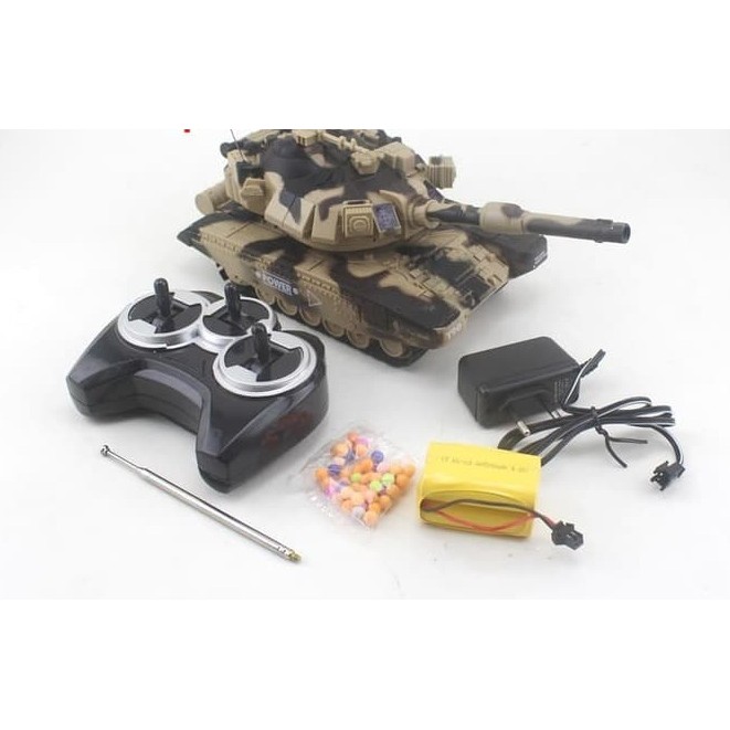 rc tank T90 uni soviet bisa menembakkan peluru skala 1 per 32 mainan tank