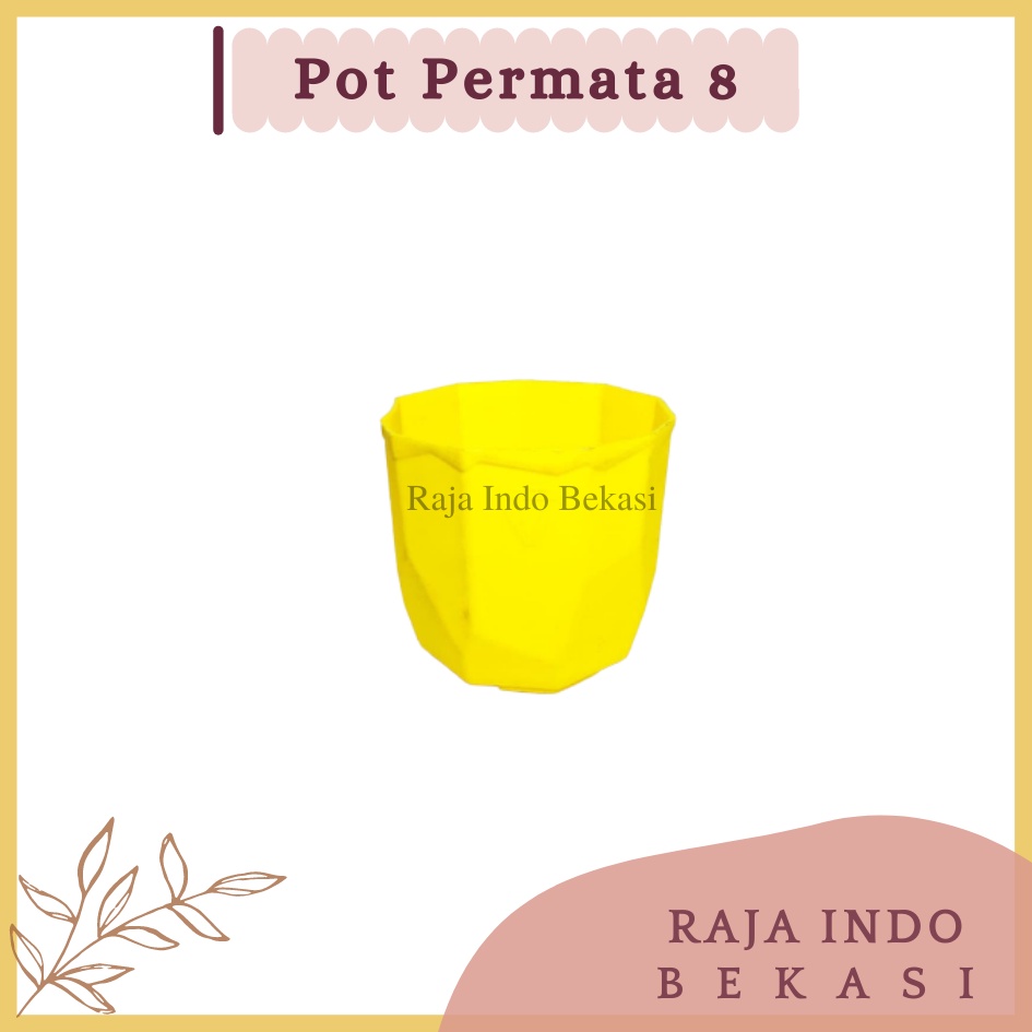 Lusinan Isi 12 Pcs Pot Permata 8CM Putih Pot 8 Cm Putih Pot Plastik Kaktus Mini Lucu Murah Grosir