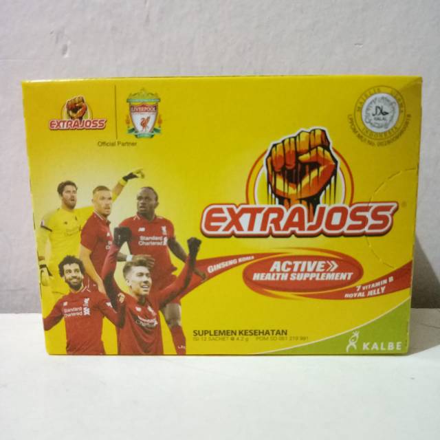 

Extra joss active isi 12 sachet