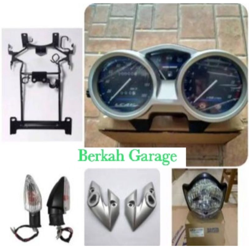 Paket Murah Satu Set Lampu Vixion Old+Speedometer+Breket Lampu+2 Lampu Sen Plus Kupingan Vixion Old