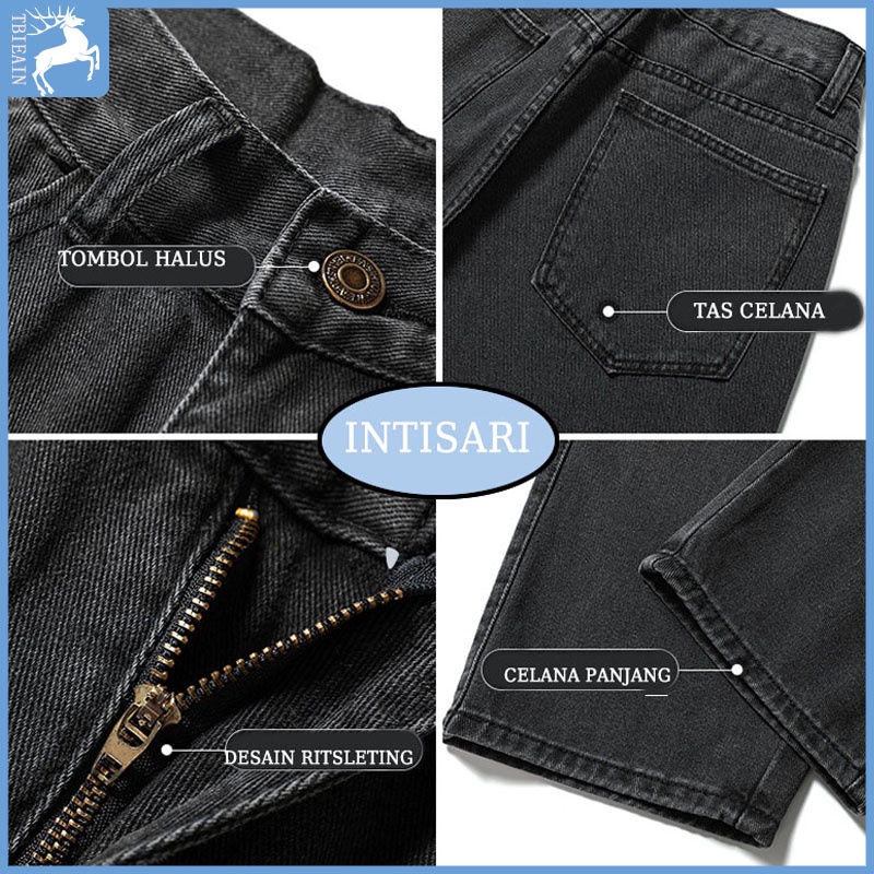 Celana kulot pria/celana panjang korea pria/celana jeans remaja/outfit remaja/celana panjang hitam/clana panjang pria jumbo