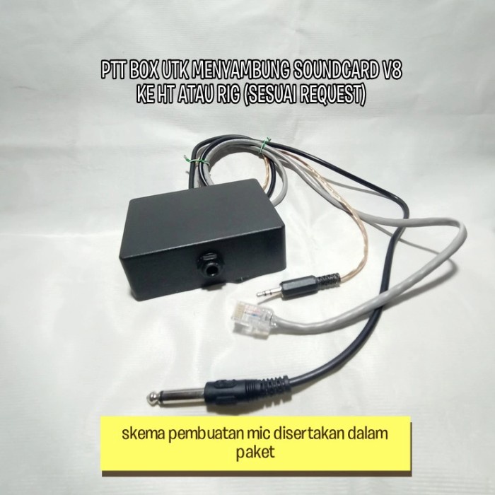 PTT BOX SOUNDCARD V8