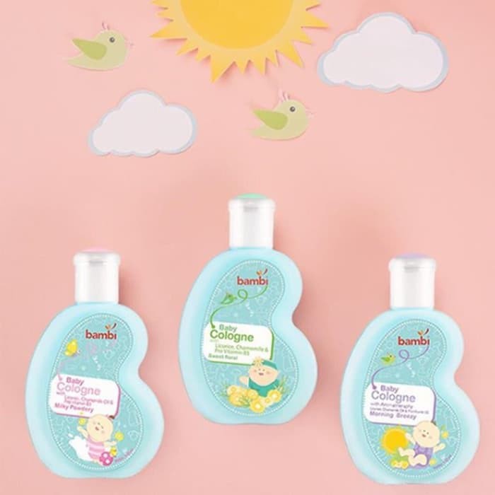 BAMBI Baby Cologne 100ml | Parfume Bayi  (Tersedia varian aroma)