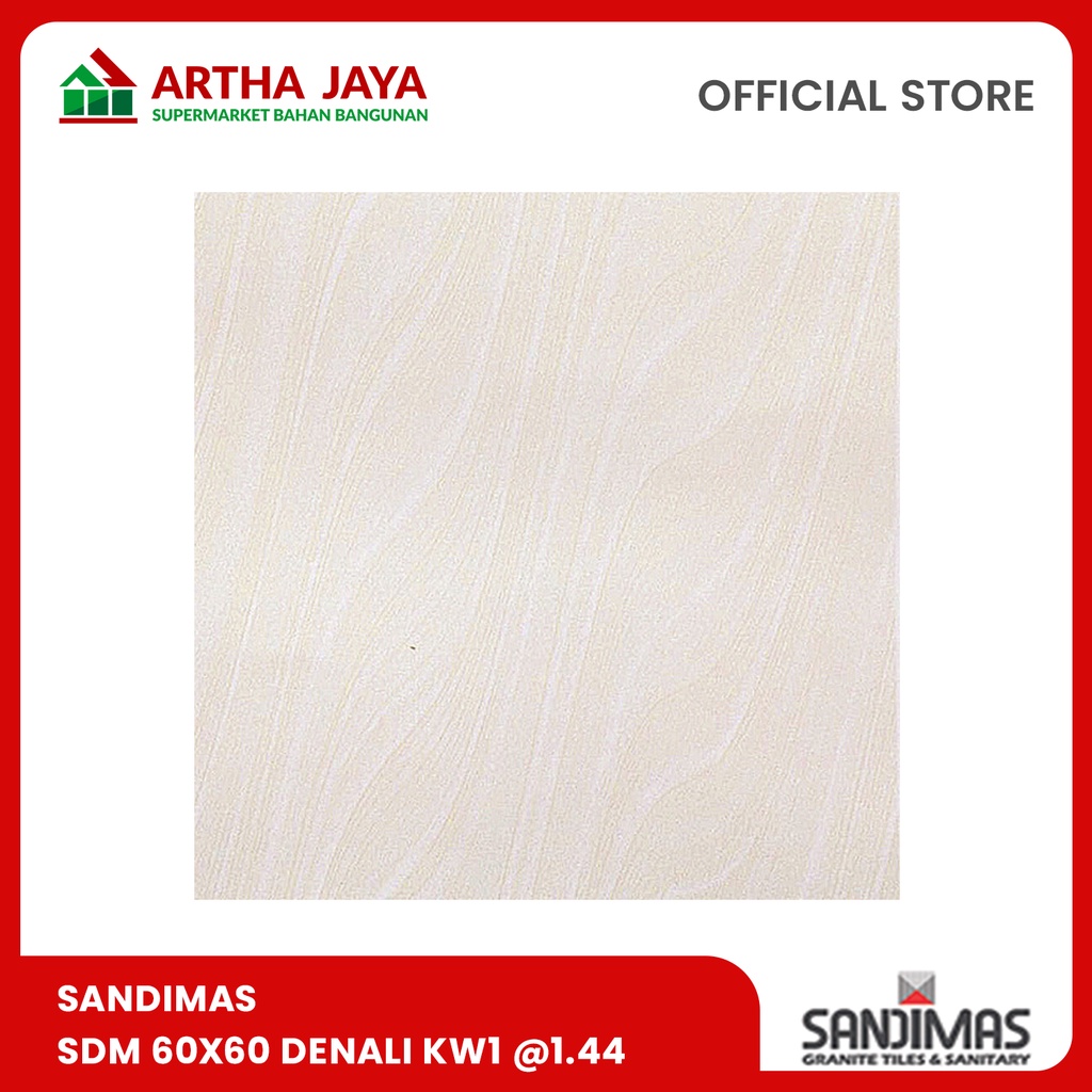 Sandimas Granit Lantai 60x60 Denali KW1 @1.44m2 (Floor Tile)