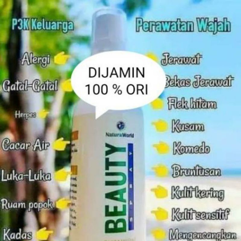 NATURA BEAUTY SPRAY 100% ORIGINAL / NATURA WORLD BEAUTY SPRAY