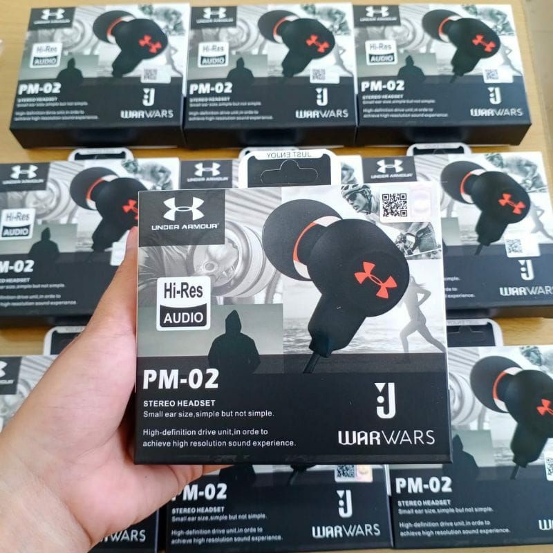 HENSET HANDSET BLUETOOTH EARPHONE PM 02 ORIGINAL