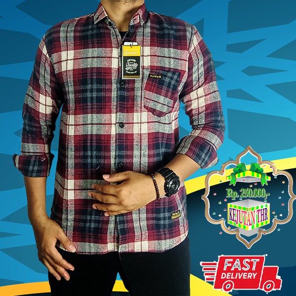 Baju Flanel Pria Kemeja Flanel Distro Kemeja Flanel Pria Woll Import Planel Pria