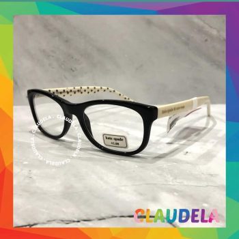 KATE SPADE Lettie Reading Glasses in Black White Polkadot