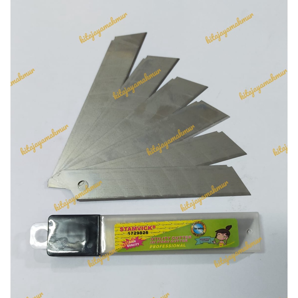 REFILL PISAU CUTTER BESAR 6PC ISI CUTTER L150 MURAH-STAMVICK